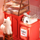 Robotime DG148 Rolife Honey Ice-cream Shop Miniature Dollhouse Kit