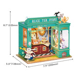 Robotime DG156 Rolife Alice's Tea Store DIY Miniature House Kit