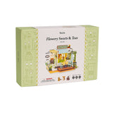 Robotime DG146 Rolife Flowery Sweets & Teas Miniature Dollhouse Kit