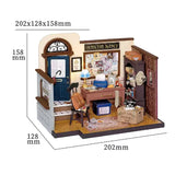 Robotime DG157 Rolife Mose's Detective Agency DIY Miniature House Kit