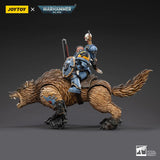 JOYTOY JT3105 Warhammer 40k 1: 18 Space Wolves Thunderwolf Cavalry Bjane