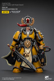 JOYTOY JT9138 Warhammer The Horus Heresy 1: 18 Imperial Fists Legion Praetor with Power Sword