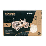Robotime LK401 ROKR Tractor Mechanical Gears 3D Wooden Puzzle