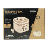 Robotime LK502 ROKR Treasure Box Mechanical Gears 3D Wooden Puzzle