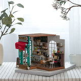 Robotime DG109 Rolife Simon's Coffee Shop DIY Miniature Dollhouse Kit