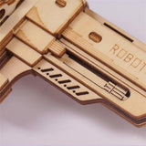Robotime LQ401 ROKR Corsac M60 Gun Toy 3D Wooden Puzzle