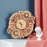 Robotime LC601 ROKR Zodiac Wall Clock Mechanical Time Art Engine