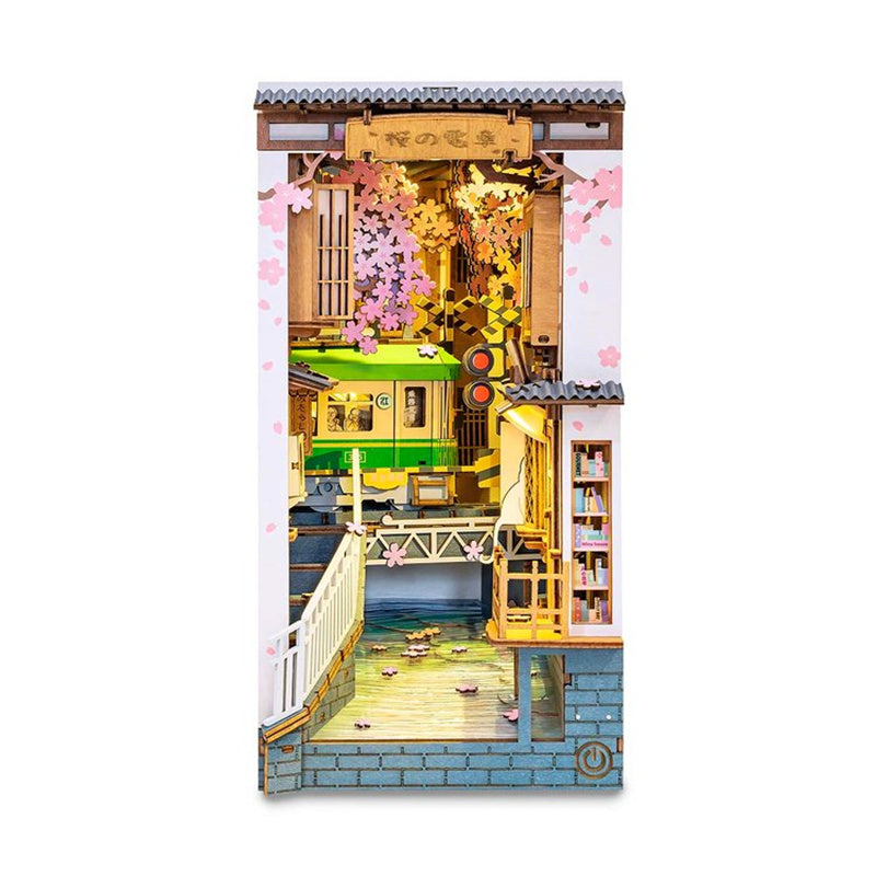Robotime TGB01 Rolife Sakura Densya 3D Wooden DIY Miniature House Book –  JoyToy World