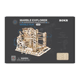 Robotime LG503 ROKR Marble Explorer Swingback Wall Marble Run