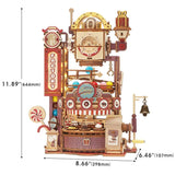 Robotime LGA02 ROKR Chocolate Factory Marble Run 3D Wooden Puzzle