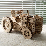 Robotime LK401 ROKR Tractor Mechanical Gears 3D Wooden Puzzle