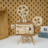 Robotime LK601 ROKR Vitascope Movie Projector 3D Wooden Puzzle