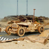 Robotime MC401 ROKR Grand Prix Car Scale Model 3D Wooden Puzzle