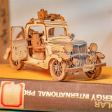 Robotime TG504 Rolife Vintage Car 3D Wooden Puzzle
