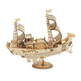 Robotime TG307 Rolife Japanese Diplomatic Ship 3D Wooden Puzzle
