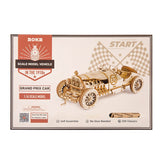 Robotime MC401 ROKR Grand Prix Car Scale Model 3D Wooden Puzzle