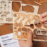 Robotime TG506 Rolife Classic Carriage 3D Wooden Puzzle