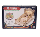 Robotime EG01 3D Pinball Machine 3D Wooden Puzzle for Kid Adult Family Party Vintage Style Pinball Game