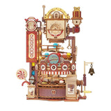 Robotime LGA02 ROKR Chocolate Factory Marble Run 3D Wooden Puzzle